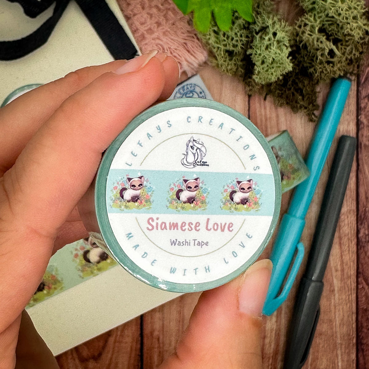 Washi Tape "Siamese Love"