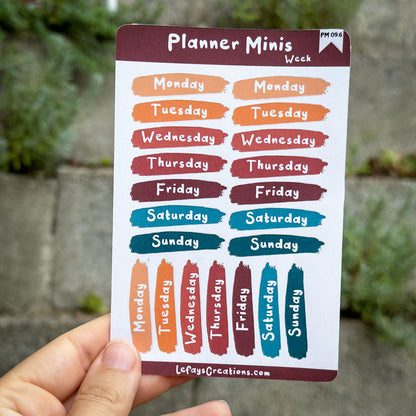 Planner Minis "Autumn Vibes"