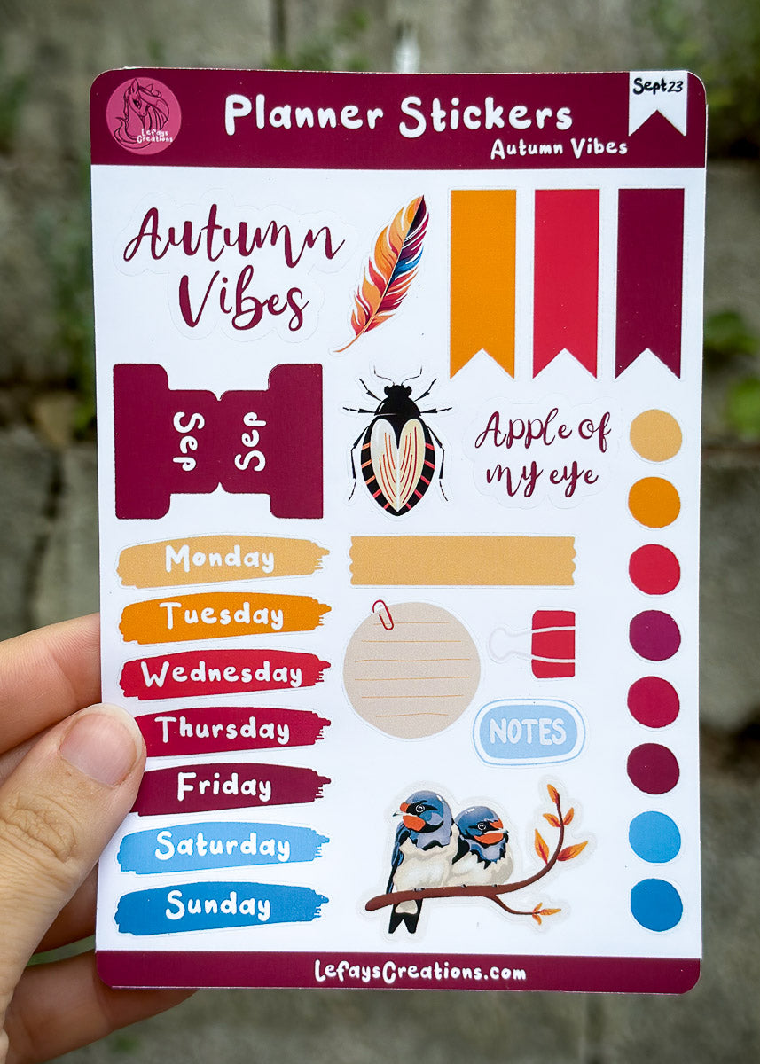 Planner Stickersheet "Autumn Vibes"