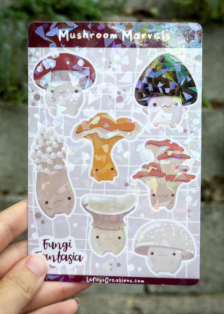 Stickersheet "Mushroom Marvels"