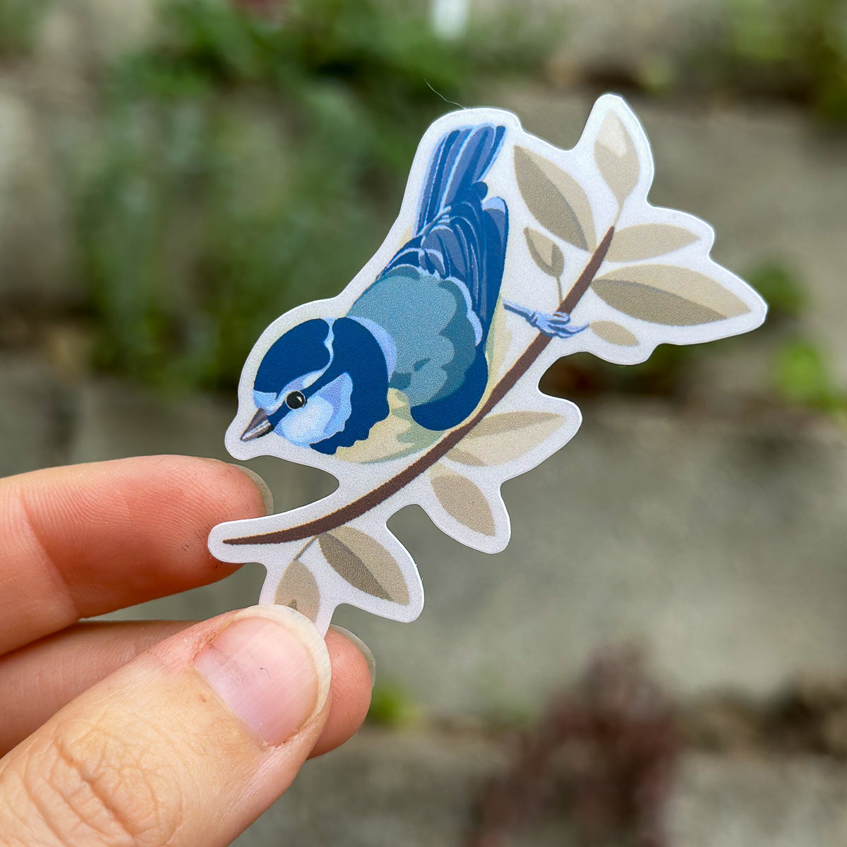 Vinyl Sticker "Blue tit"