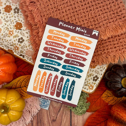 Planner Minis "Autumn Vibes"