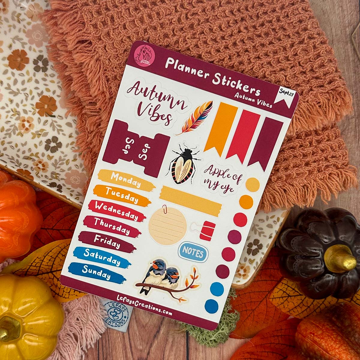 Planner Stickersheet "Autumn Vibes"