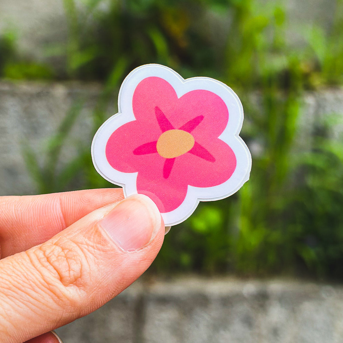 Vinyl Sticker "Mochis Pink Flower"