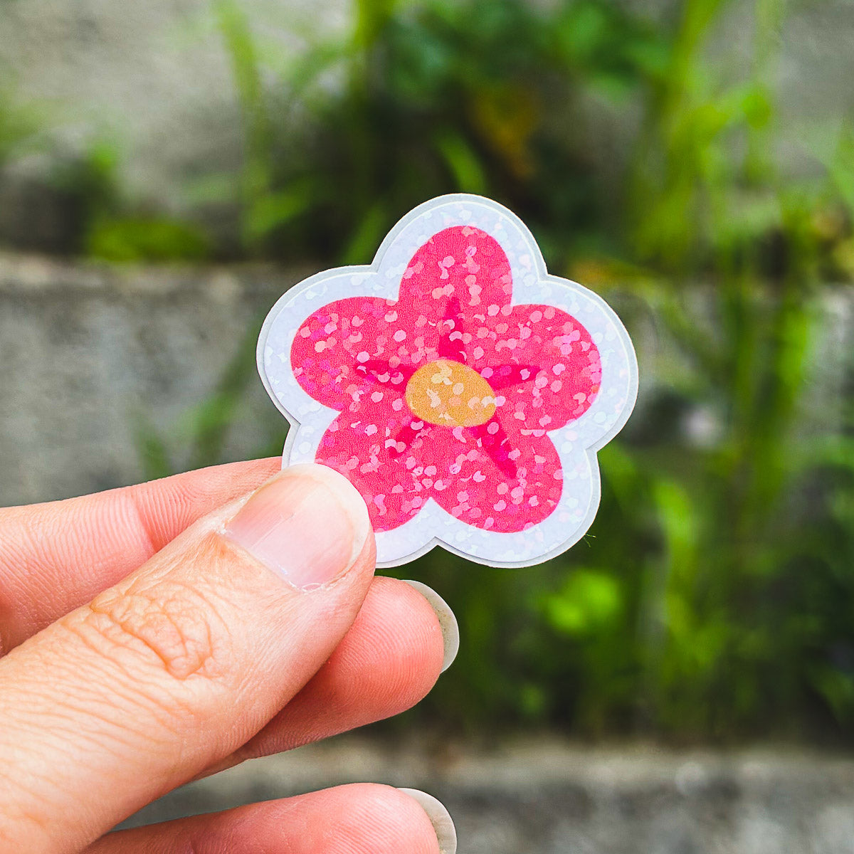 Vinyl Sticker "Mochis Pink Flower"