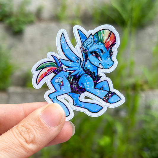 Vinyl Sticker "Rainbow Dash Punk"