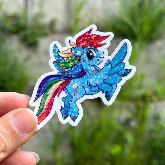 Vinyl Sticker "Cute Rainbow Dash"