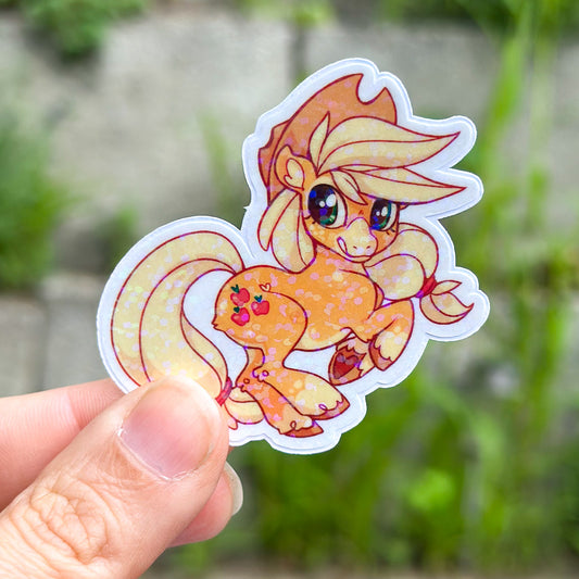 Vinyl Sticker "Cute Applejack"