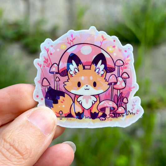 Vinyl Sticker "Foxi Fox Pink"