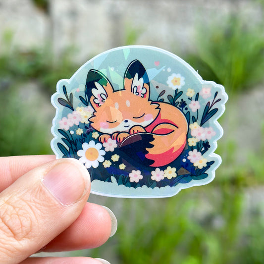Vinyl Sticker "Foxi Fox Green"