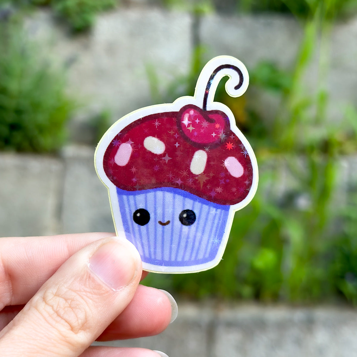 Vinyl Sticker "Cupcake Cherry"