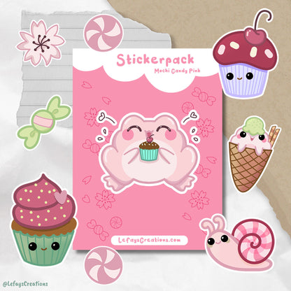 Stickerpack "Mochis Candy Pink"