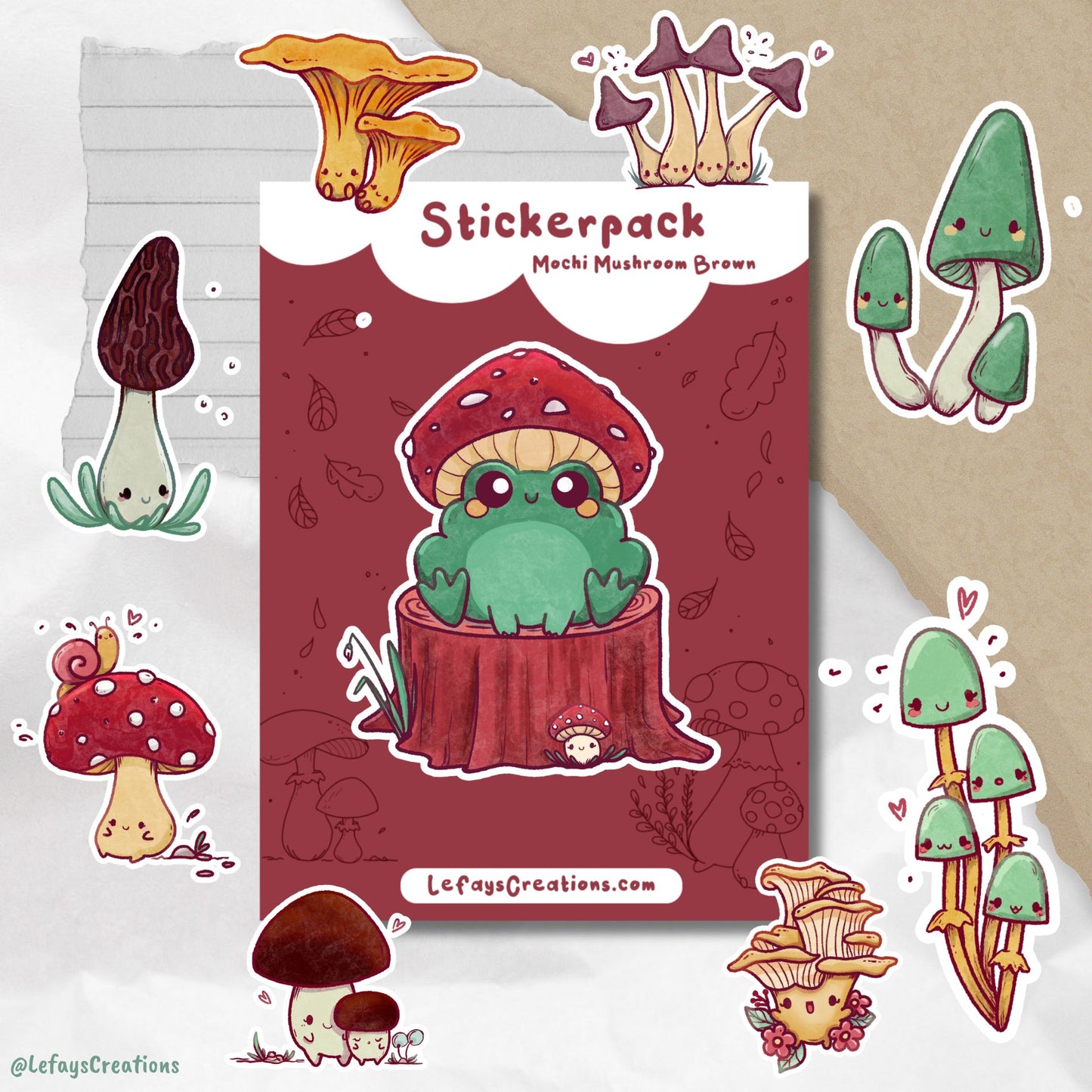 Stickerpack "Mochis Mushroom Party"